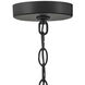 Dawson 9 inch Black with Burnished Bronze Outdoor Hanging Lantern