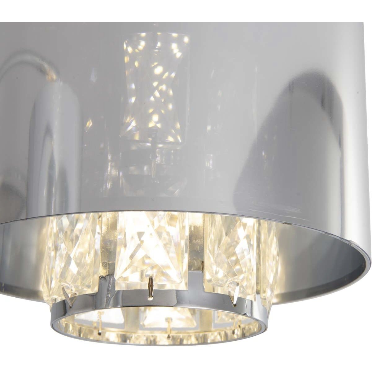 Marilyn 90 inch 60.00 watt Polished Chrome and Black Arc Floor Lamp Portable Light