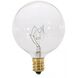 Lumos Incandescent G16 1/2 Candelabra E12 25 watt 120V 2700K Light Bulb