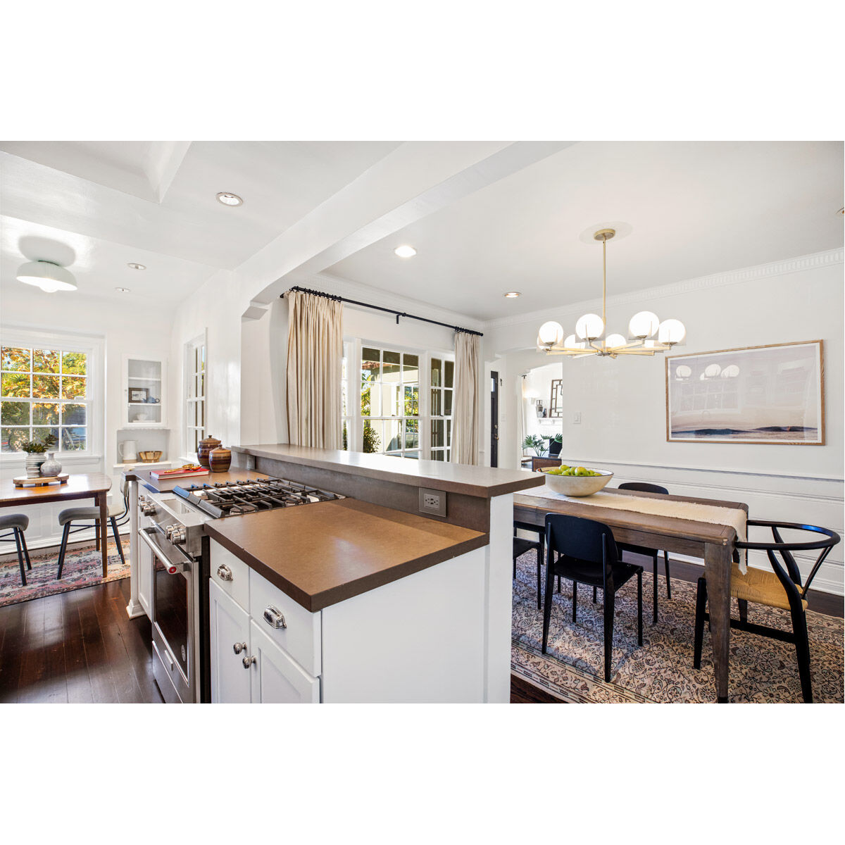 Finn 1 Light 6.5 inch Satin Brass/Brushed Platinum Single Pendant Ceiling Light