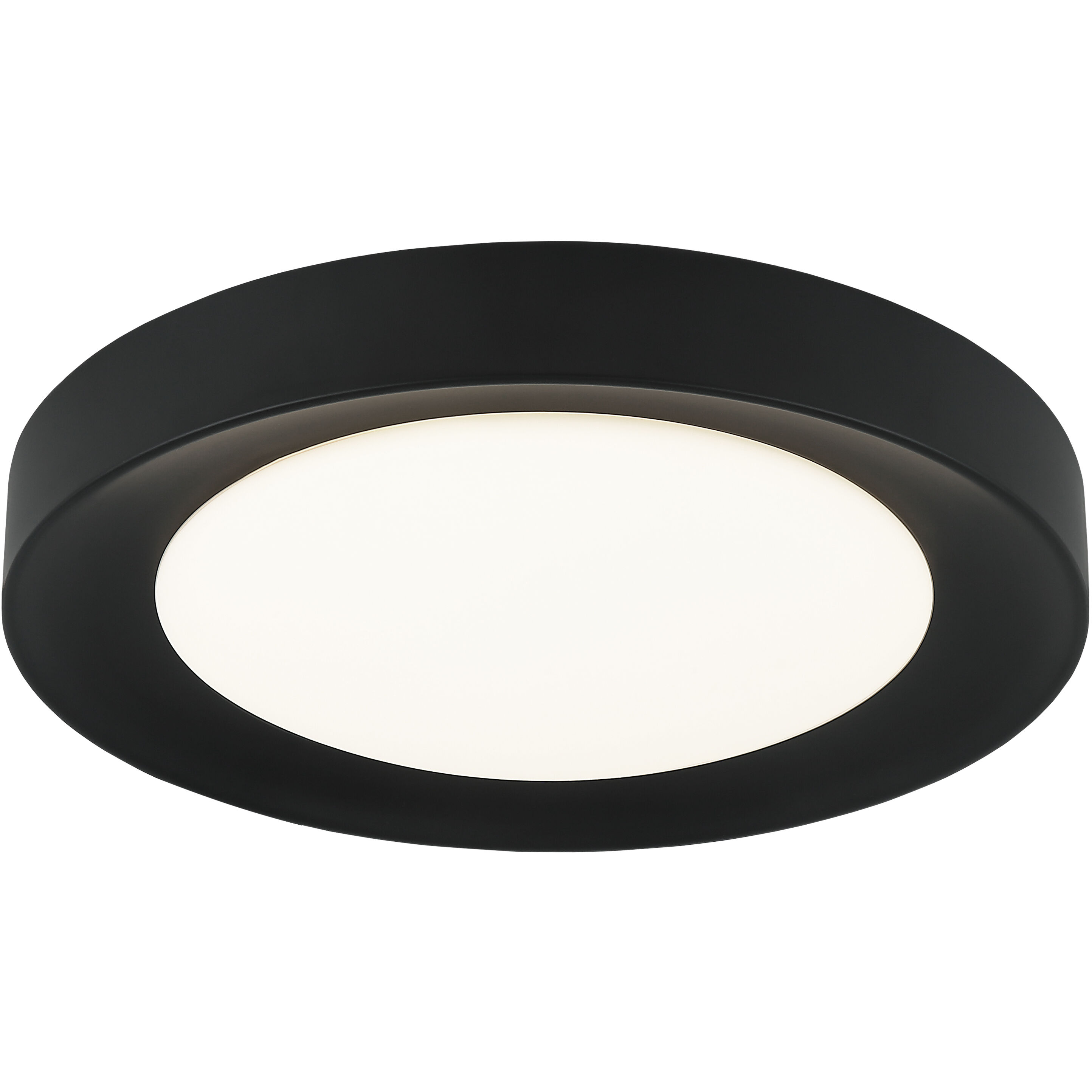 Essene LED 15 inch Black Flush Mount Ceiling Light