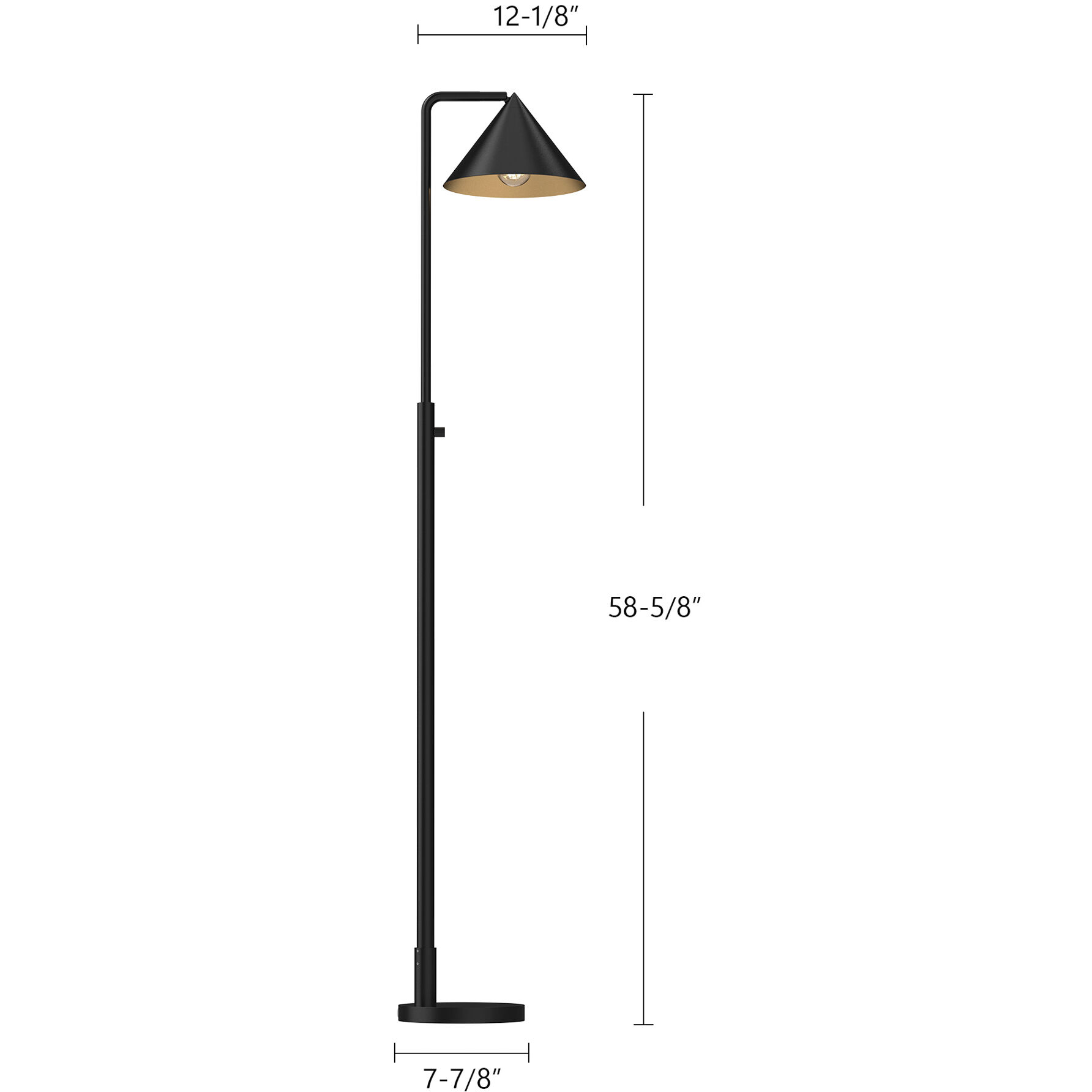 Alora Mood Remy 58.63 inch 60.00 watt White Floor Lamp Portable Light