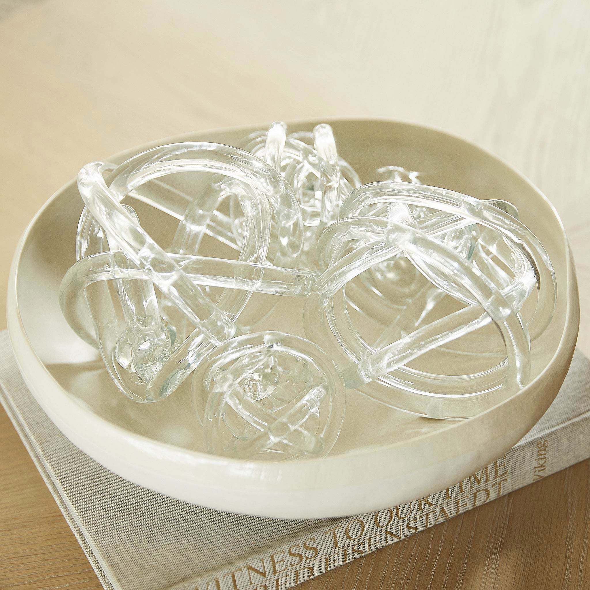 Knotty Clear Sphere, XL