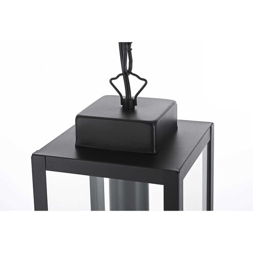Hilton 1 Light 6 inch Black Outdoor Pendant