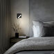 Mantel Reading Light Wall Light in Black, dweLED