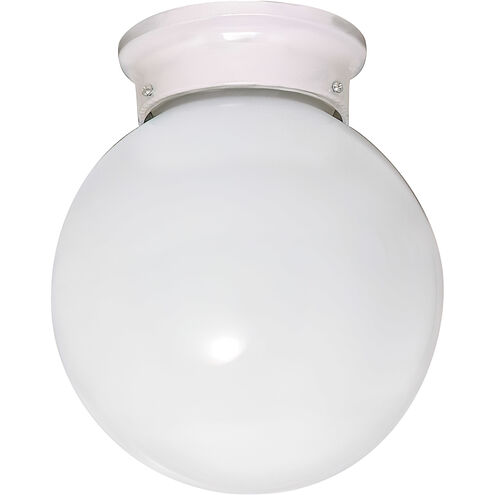 Brentwood 1 Light 6 inch White Flush Mount Ceiling Light