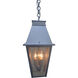 Croydon 3 Light 8 inch Pewter Pendant Ceiling Light in Clear Seedy