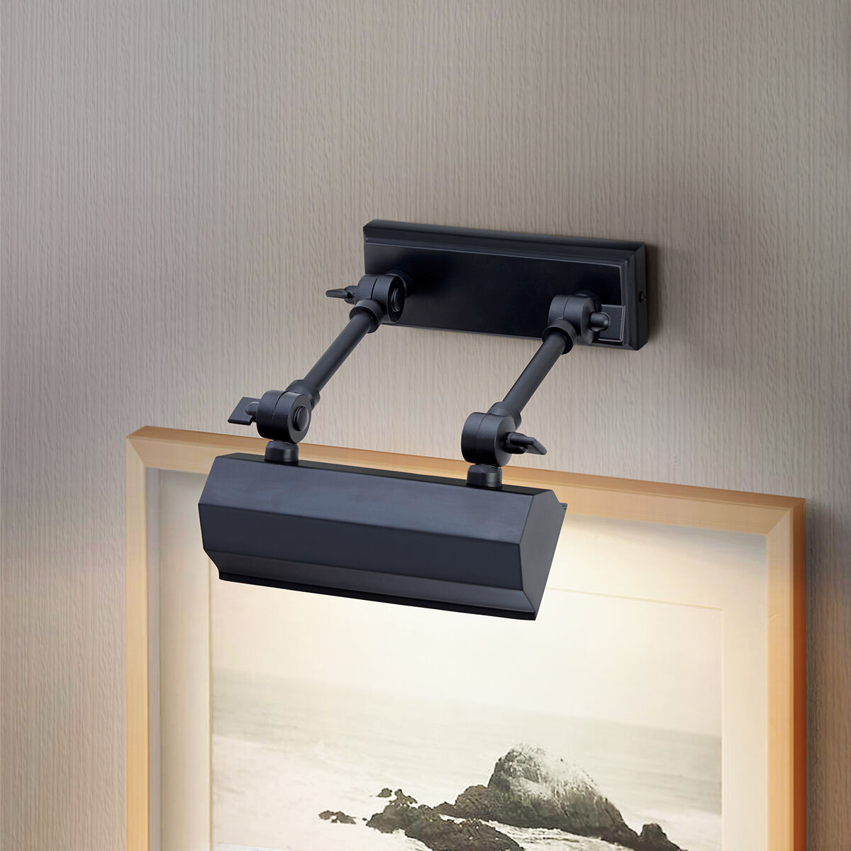 Chawton 80 watt 7 inch Black Picture Light Wall Light