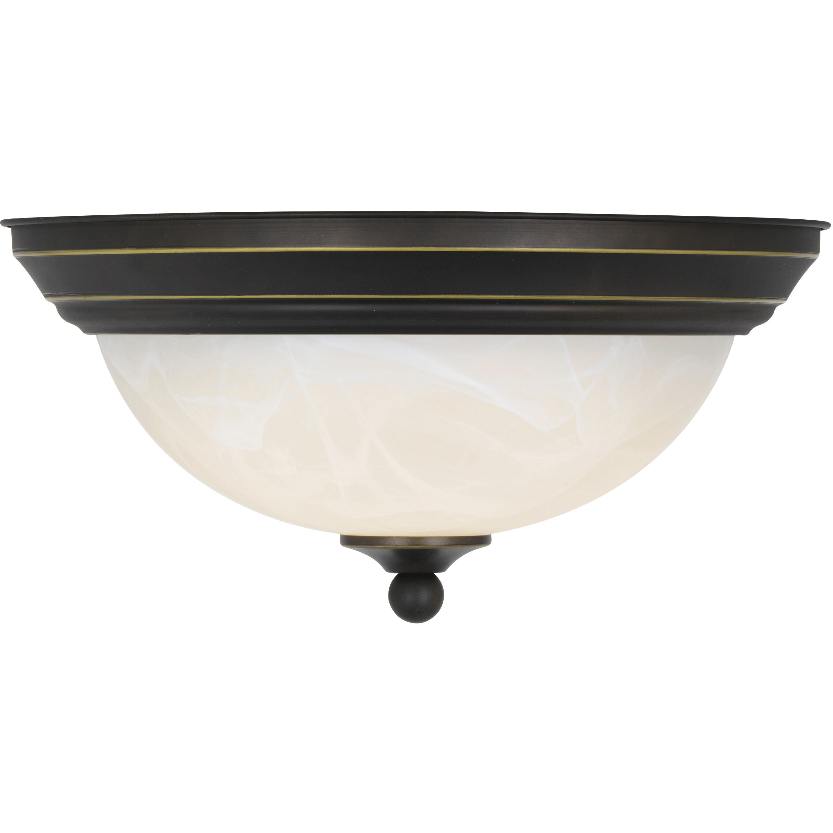 Stevens LED 11 inch Vintage Bronze Flush Mount Ceiling Light
