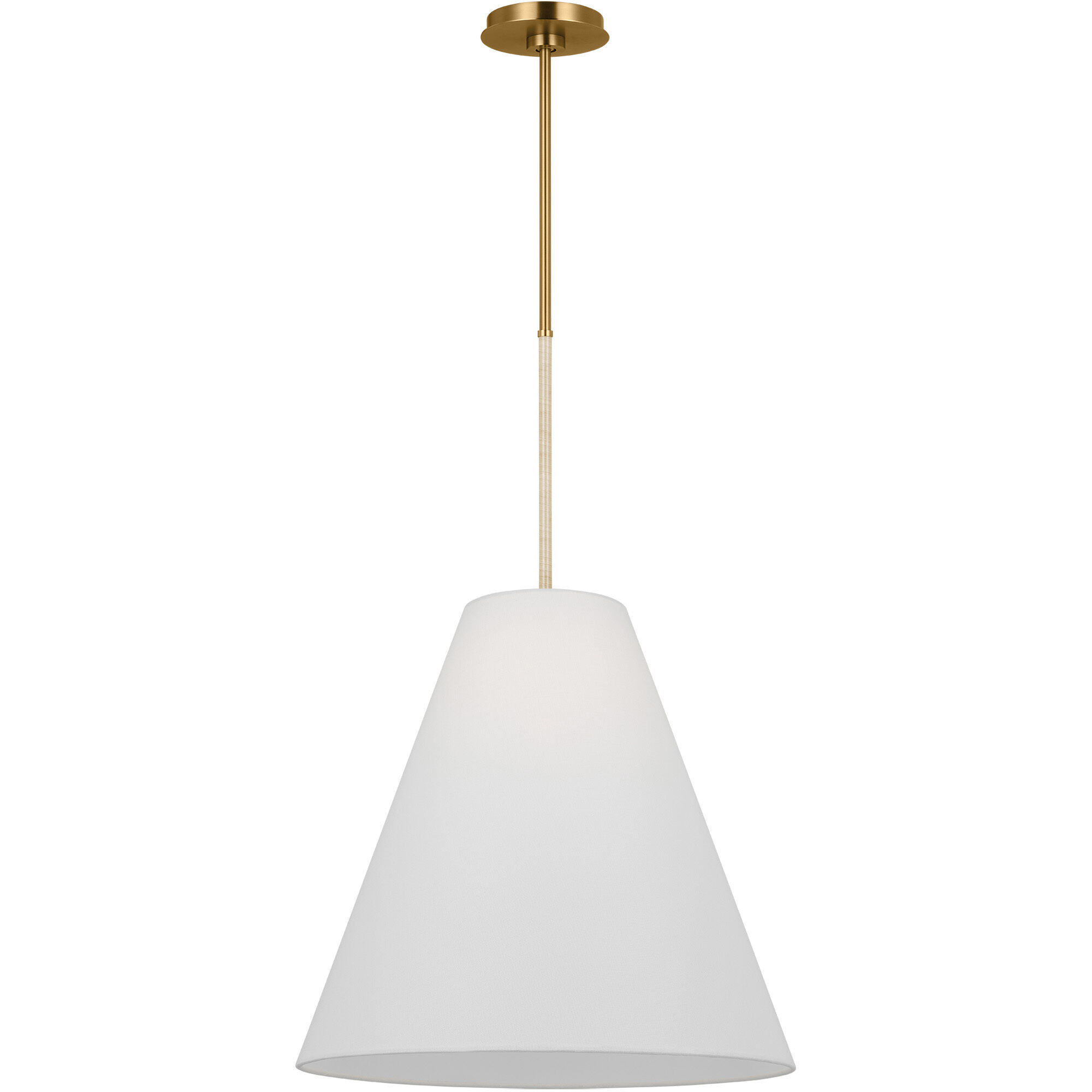 AERIN Remy 1 Light 19 inch Burnished Brass Pendant Ceiling Light