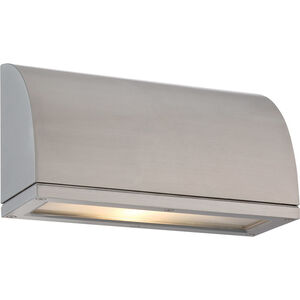 Scoop LED 4 inch Brushed Aluminum Outdoor Wall Light