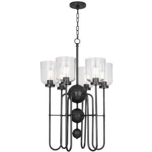 Williamsburg Tyrie 6 Light 19.75 inch Deep Patina Bronze Chandelier Ceiling Light