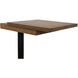 Hugan 25 X 19 inch Dark Walnut Side Table