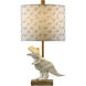 Signature 26.5 inch 60 watt White and Taupe Table Lamp Portable Light