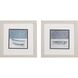 Waterside Collection Blue Framed Art