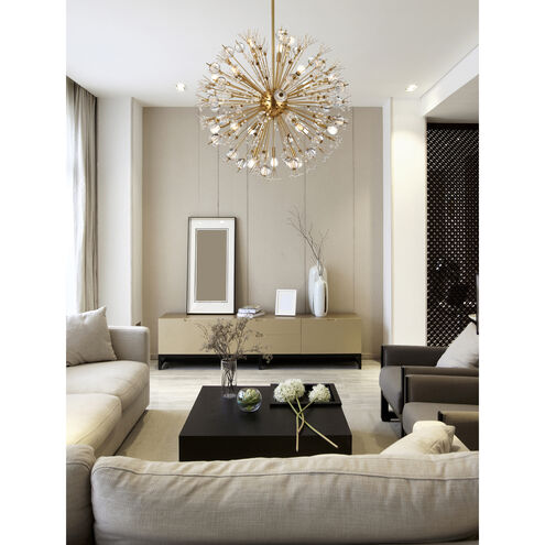 Vera 18 Light 32 inch Gold Pendant Ceiling Light