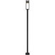 Barwick LED 113.75 inch Black Outdoor Post Mounted Fixture