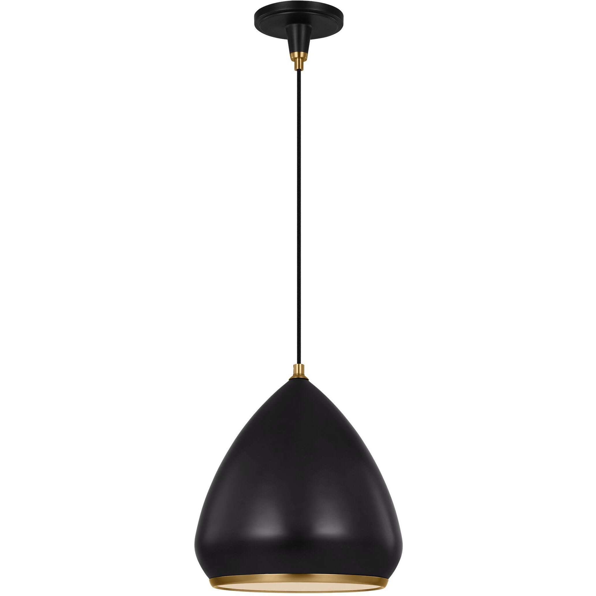TOB by Thomas O'Brien Clasica 1 Light 13 inch Aged Iron Pendant Ceiling Light