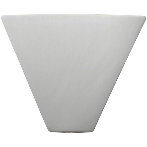 Ambiance Trapezoid LED 12.5 inch Carrara Marble Corner Wall Sconce Wall Light