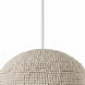 Breanne 1 Light 20 inch Vintage White Pendant Ceiling Light