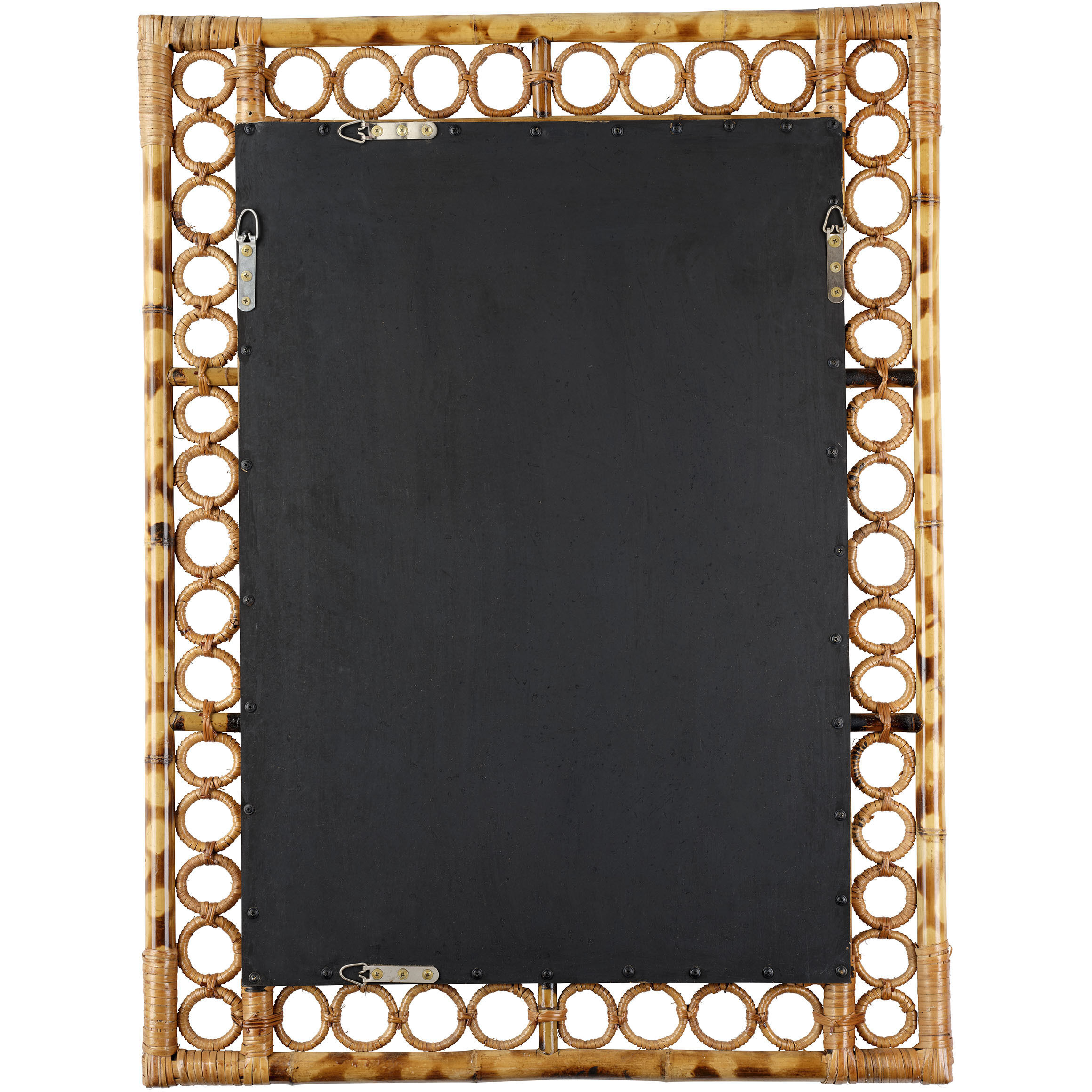 Marche 40 X 30 inch Natural Bamboo Mirror, Inline