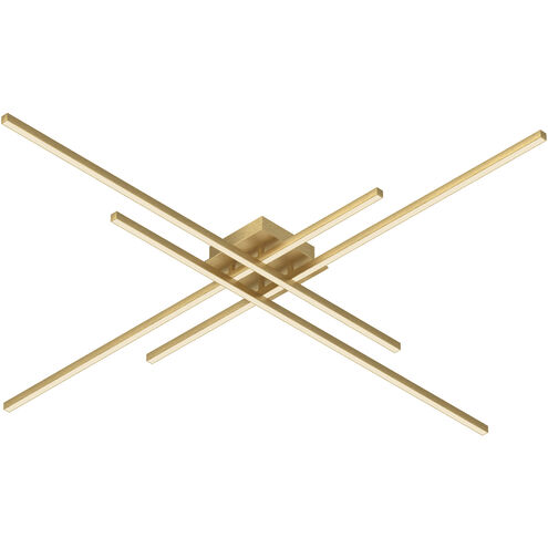 Vega Minor LED 46.5 inch Brushed Gold Flush Mount Ceiling Light