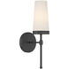 Haynes 1 Light 5 inch Matte Black Wall Sconce Wall Light