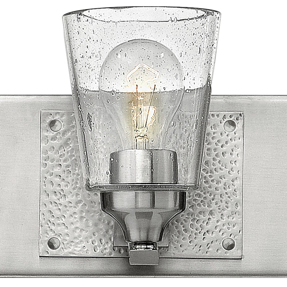 Jackson 3 Light 24 inch Brushed Nickel with Polished Antique Nickel Vanity Light Wall Light