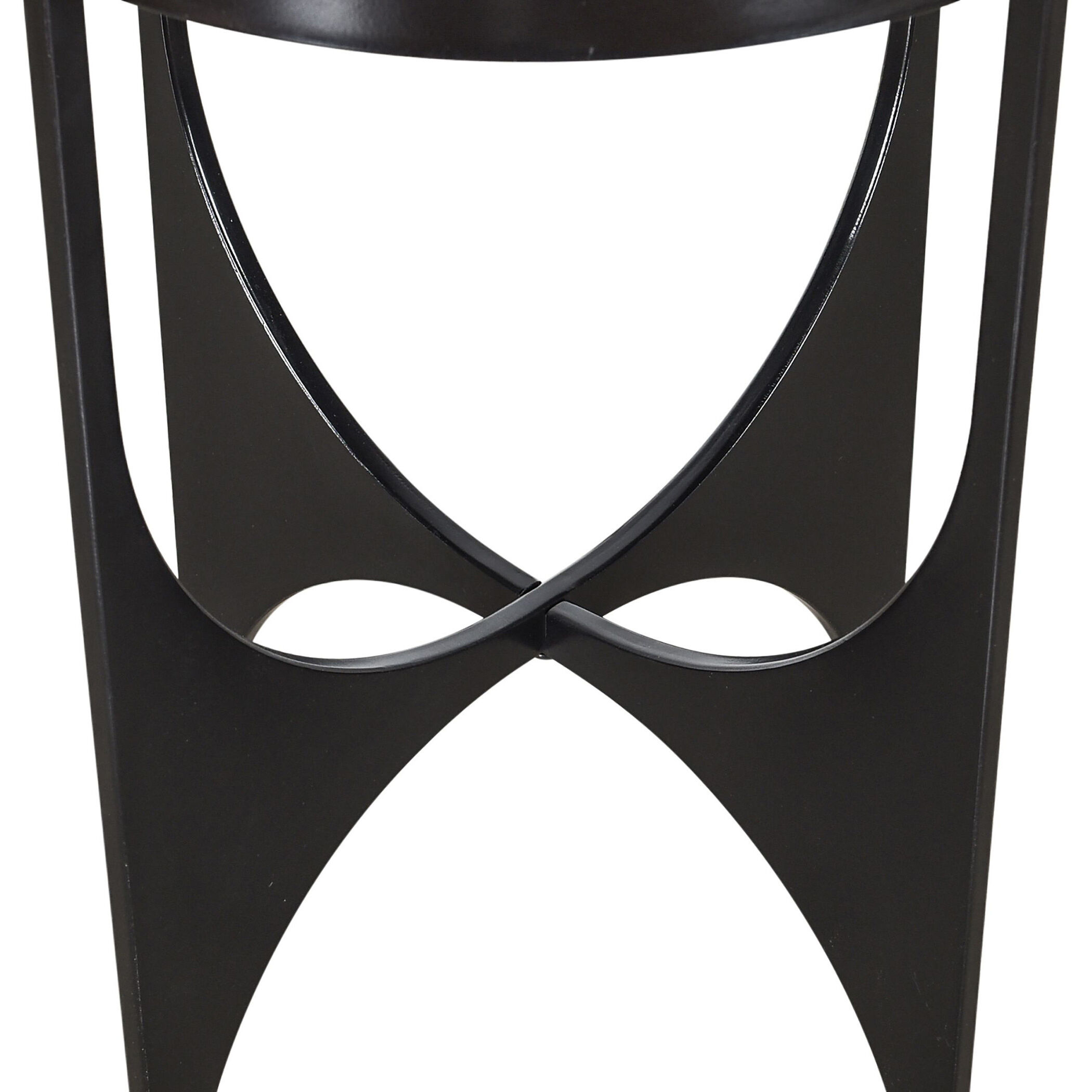 Austin 15 inch Satin Black Accent Table