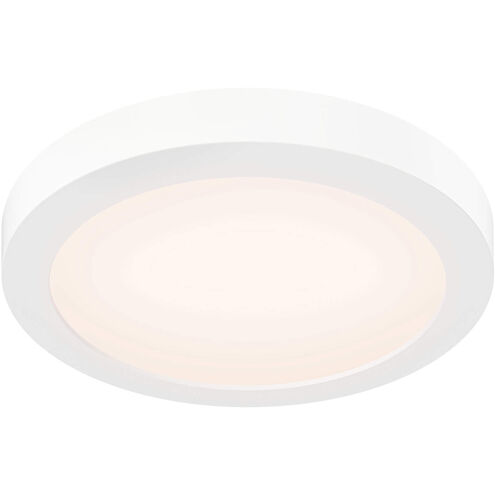 Prime 1 Light 9 inch White Flushmount Ceiling Light