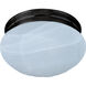 Essentials - 588x 2 Light 9 inch Oil Rubbed Bronze Flush Mount Ceiling Light in Marble