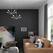 Prague 5 Light 20 inch Brushed Nickel Chandelier Ceiling Light