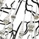 Anita 12 Light 18 inch Black Down Chandelier Ceiling Light