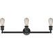 Franklin Restoration Bare Bulb 3 Light 30 inch Oil Rubbed Bronze Bath Vanity Light Wall Light
