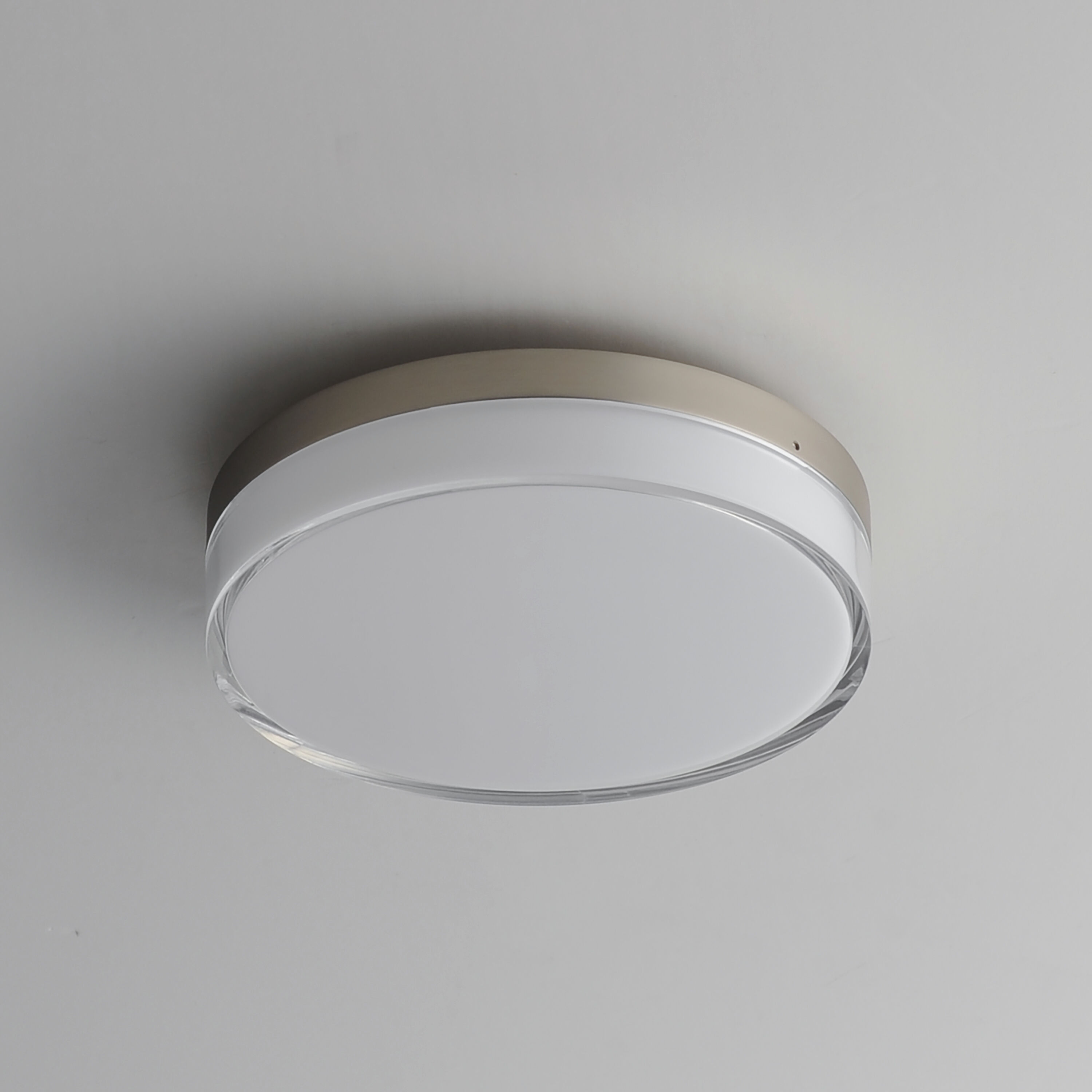 Edge LED 7 inch Satin Nickel Flush Mount Ceiling Light