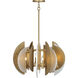 Saint Martin 8 Light 28 inch Ashen Gold Chandelier Ceiling Light