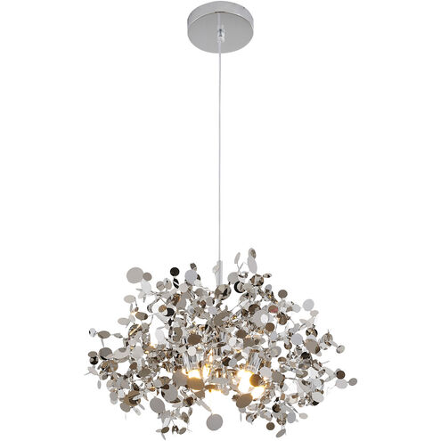 Canada 3 Light 16 inch Chrome Pendant Ceiling Light