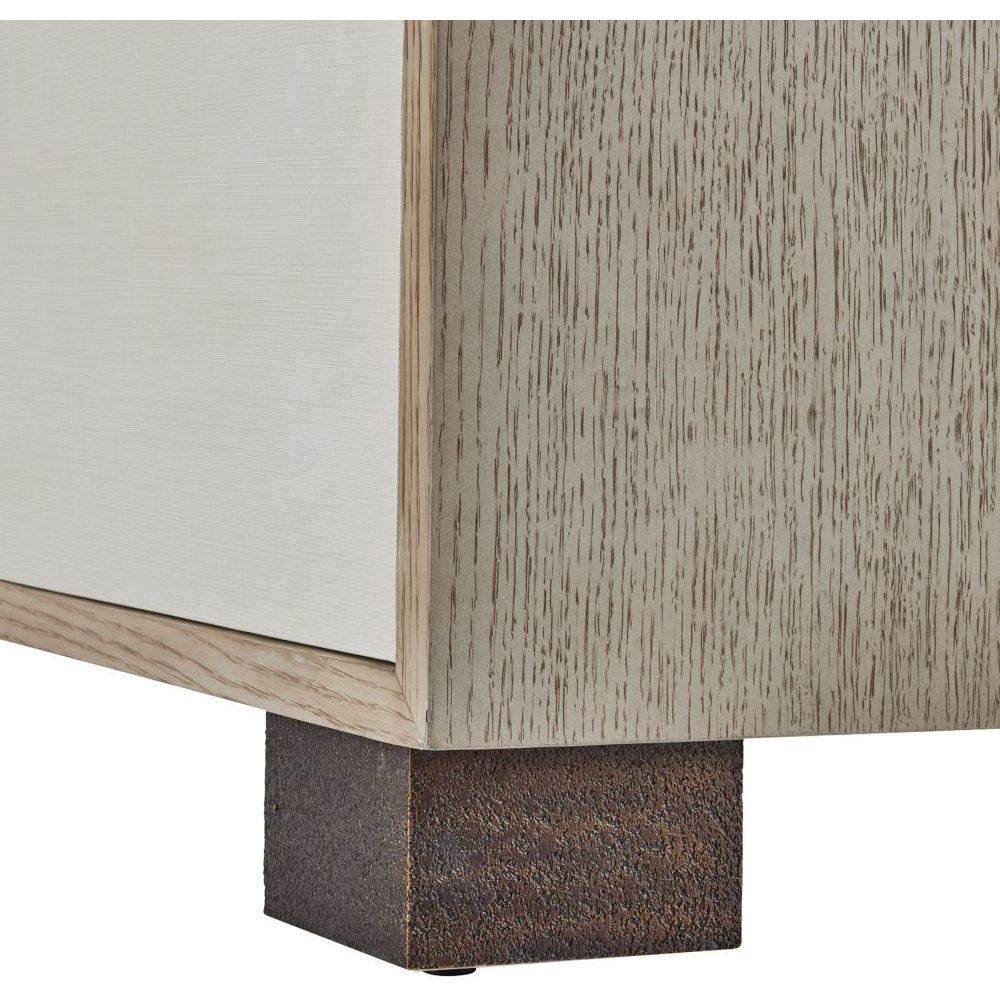 Dorsey Beige and Smoke Cabinet