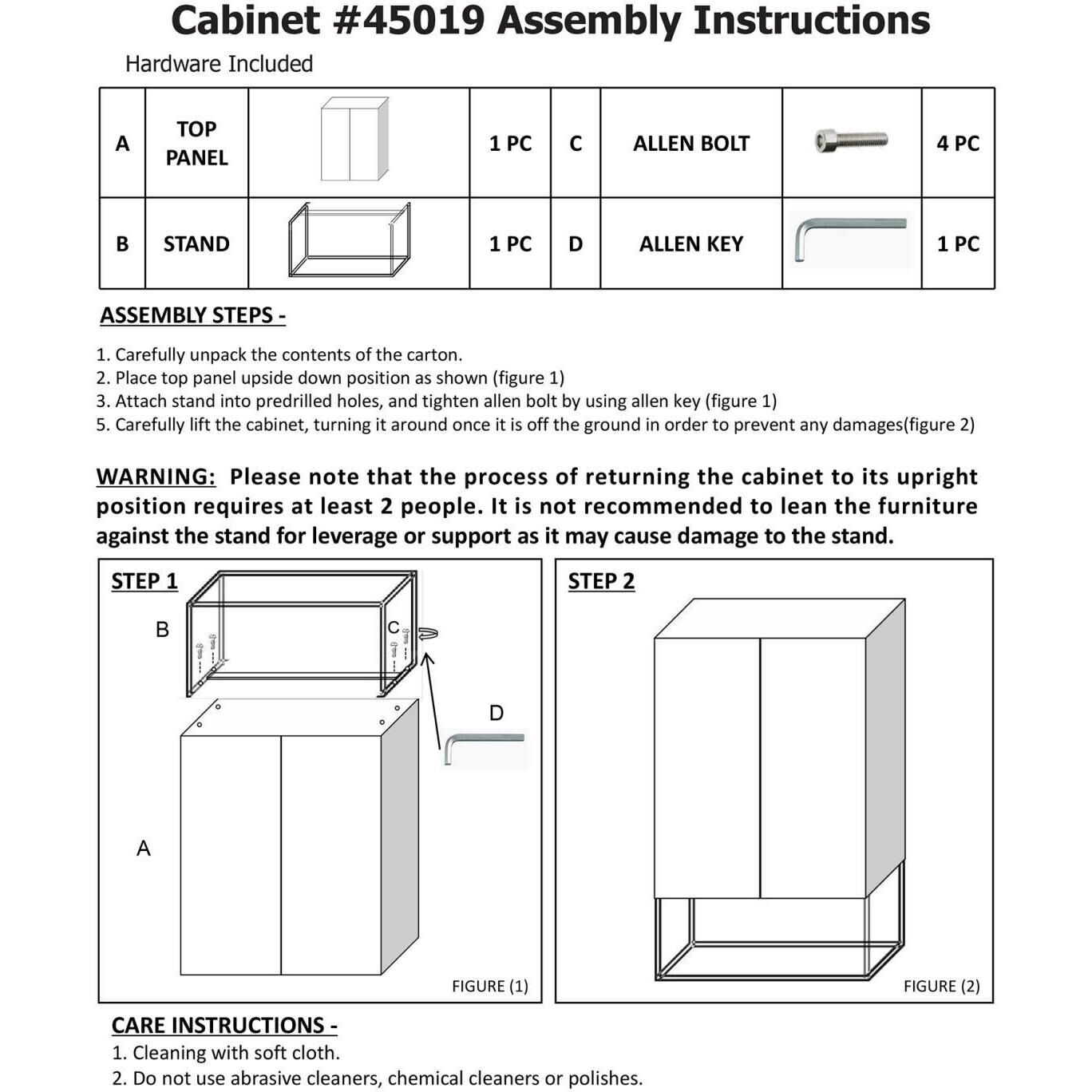 Glenn Bronze Bar Cabinet