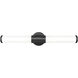 Warwick LED 25.25 inch Matte Black Bath Vanity Wall Light