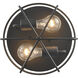 Gael 2 Light 10 inch Matte Black Flush Mount Ceiling Light