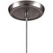 Verona 1 Light 5 inch Satin Nickel Mini Pendant Ceiling Light