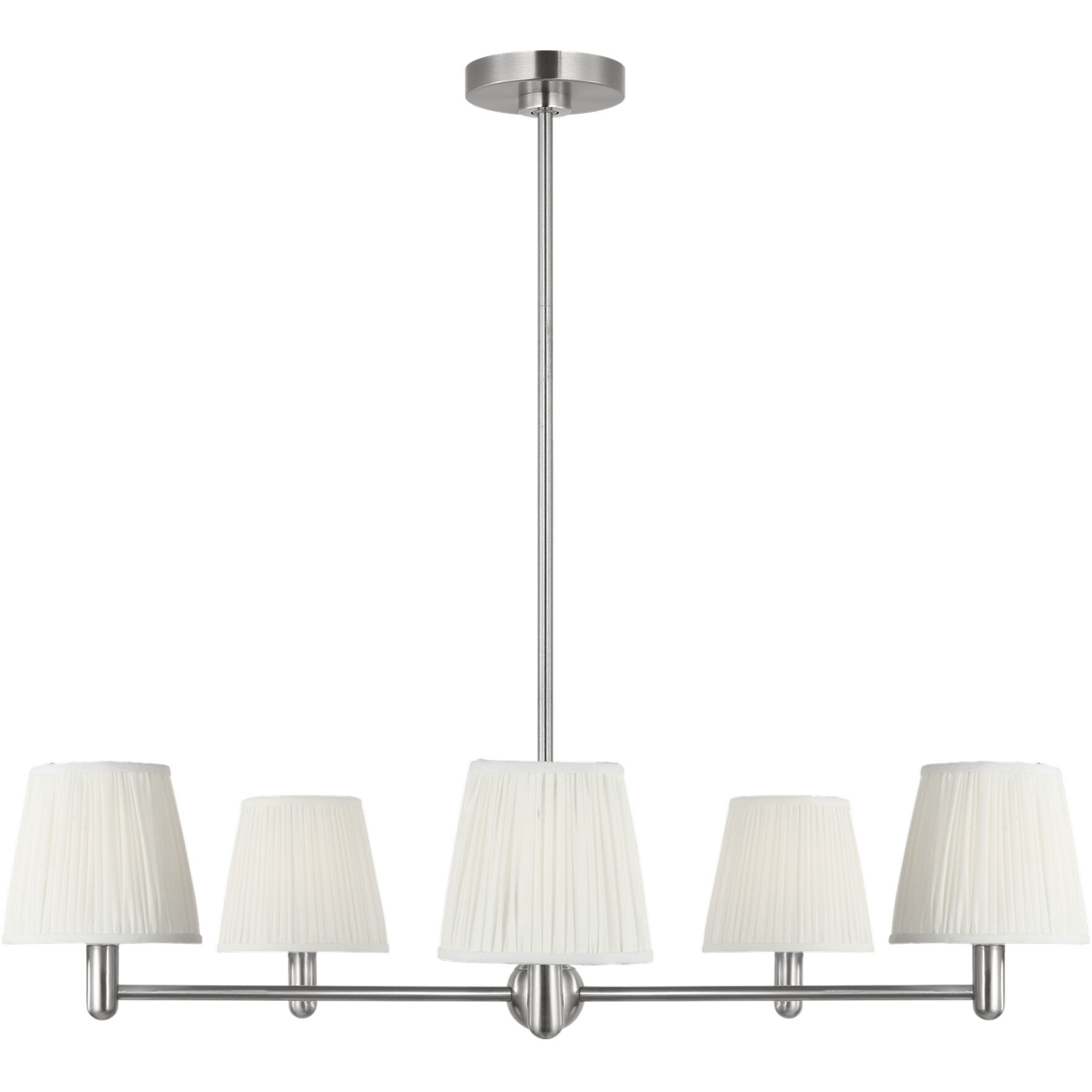Vilera LED 33.25 inch Brushed Nickel Chandelier Ceiling Light