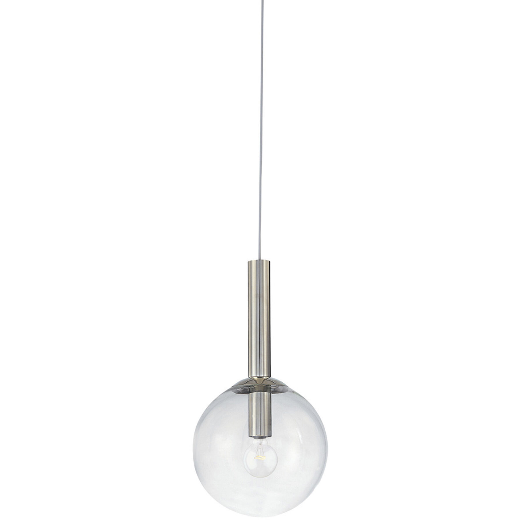 Bubbles 1 Light 10 inch Polished Nickel Pendant Ceiling Light 