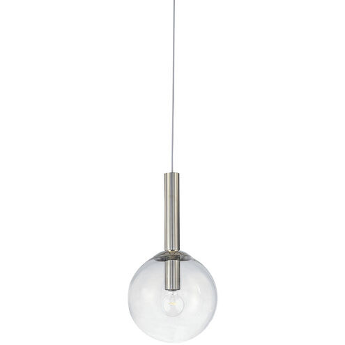 Bubbles 1 Light 10 inch Polished Nickel Pendant Ceiling Light 