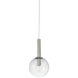 Bubbles 1 Light 10 inch Polished Nickel Pendant Ceiling Light 