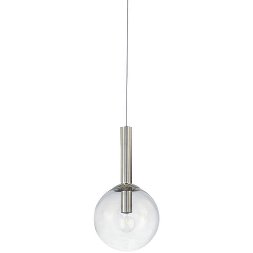 Bubbles 1 Light 10 inch Polished Nickel Pendant Ceiling Light