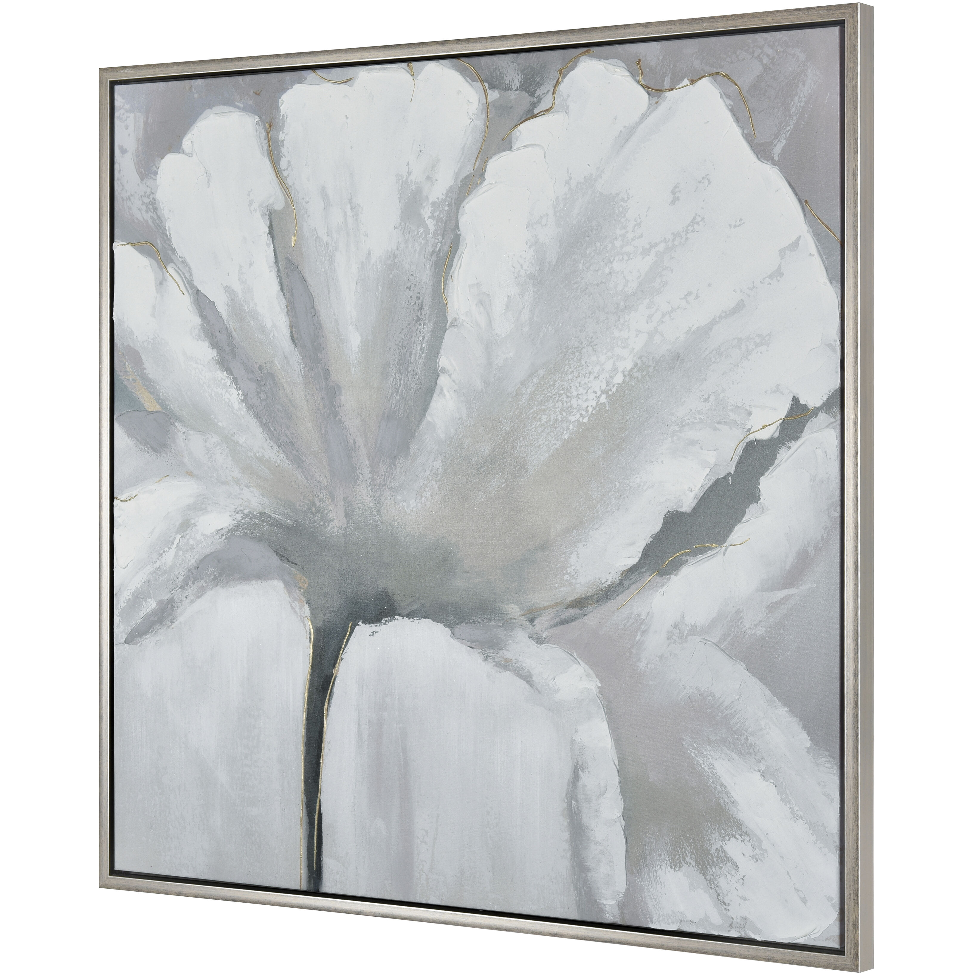 Valerie Blooms Off White Framed Wall Art