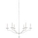 Sean Lavin Annie 6 Light 32.5 inch Plaster White Chandelier Ceiling Light