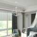 Katarina 5 Light 23 inch Antique White with Antique Brass Accents Chandelier Ceiling Light